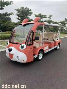  十一座定制款电瓶观光车、敞开式电瓶游览车